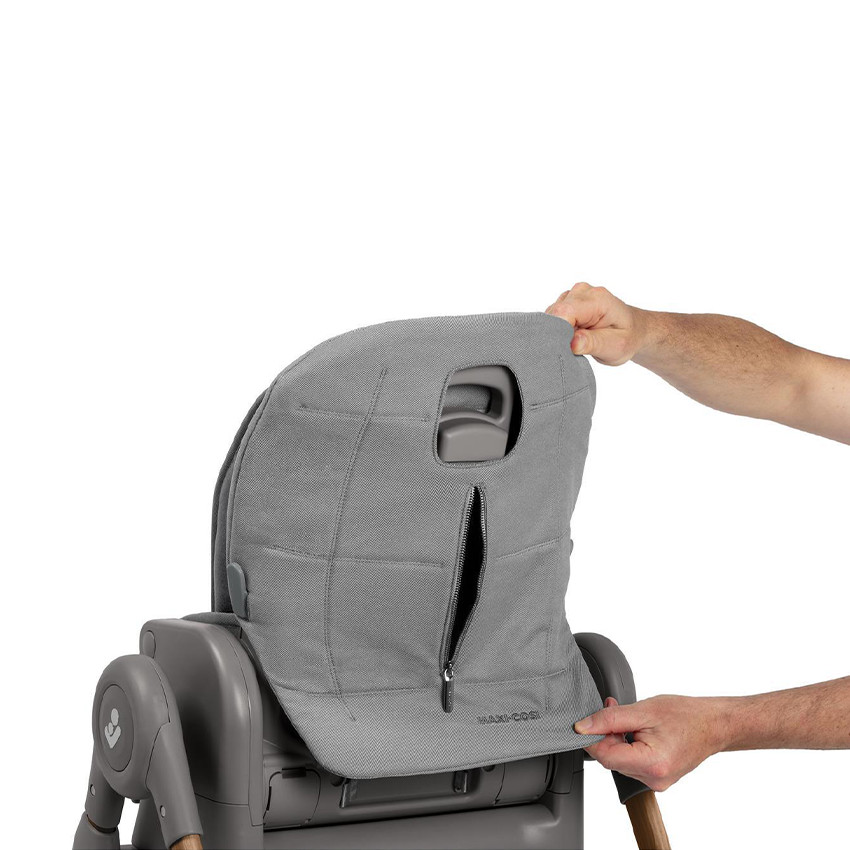 Chaise haute réglable et évolutive Minla Plus elegance graphite 