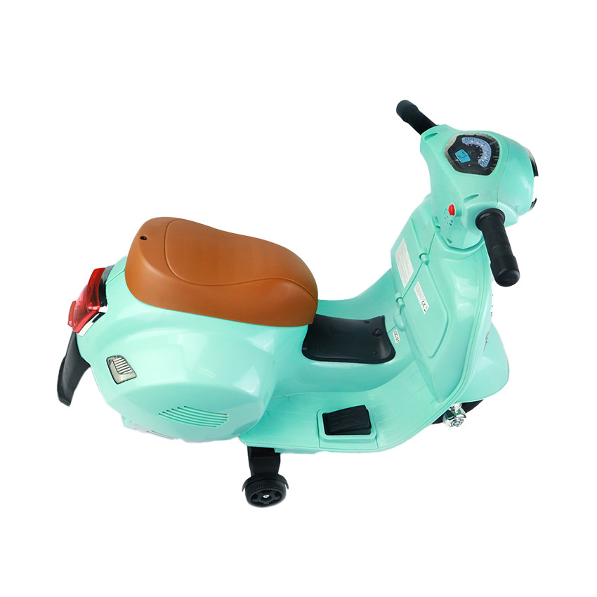 Porteur mini Vespa GTS électrique vert d'eau 