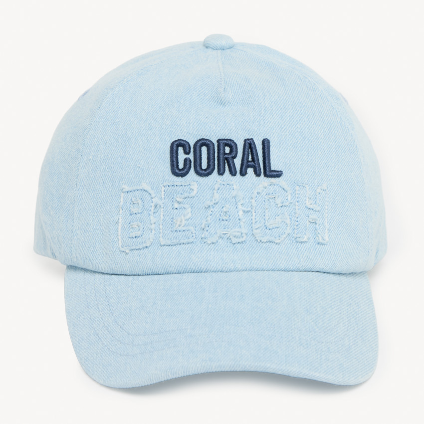 Casquette denim avec broderie pour garçon 
