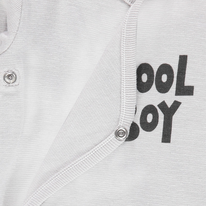 Lot de 2 bodies manches longues avec message printé 