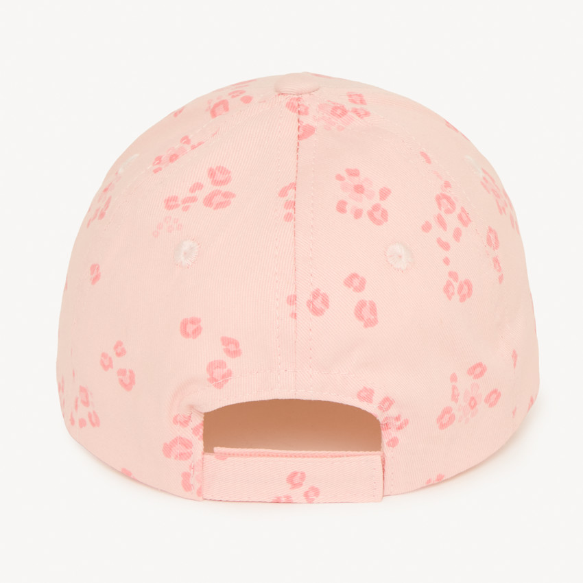 Casquette réglable imprimé fleuri pour bébé fille  