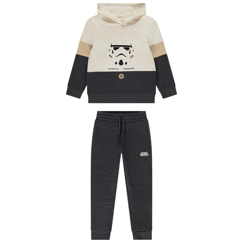 Ensemble de jogging en molleton patch brodé Star Wars pour garçon 