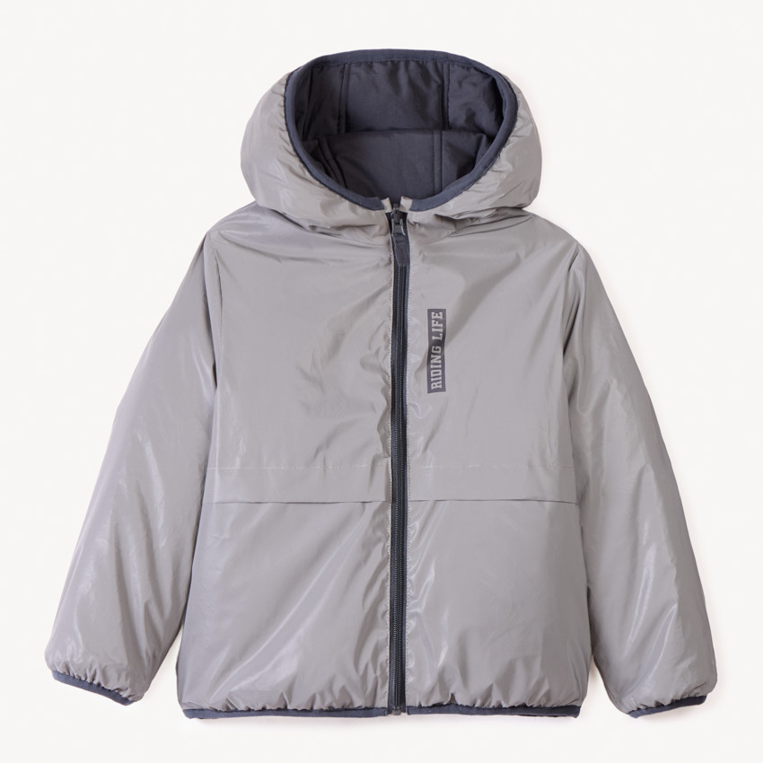 Coupe-vent réversible et réfléchissant pour garçon
