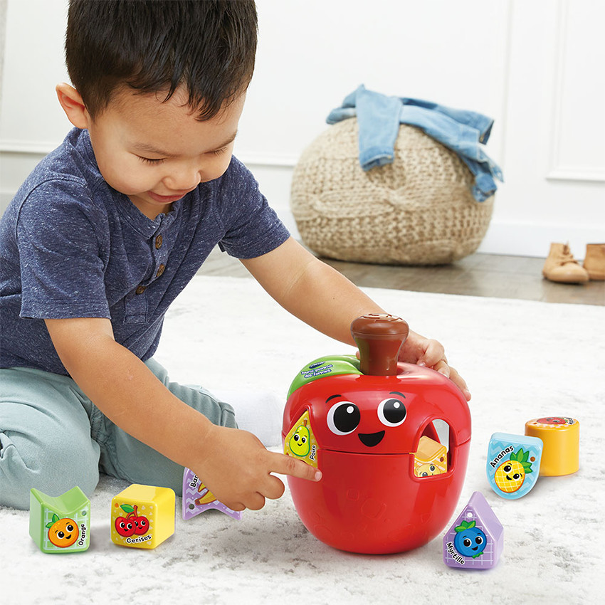 Tourni-Pomme des formes avec 10 fruits - Rouge (Vtech Baby) - Image 1