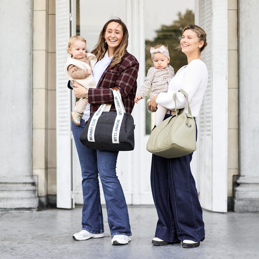 Sac à langer Mommy Club Signature Canvas Noir 