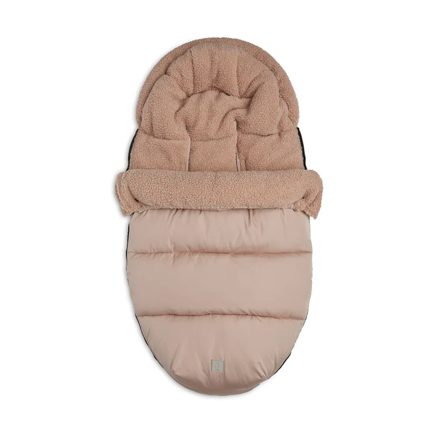 Chancelière chaude matelassée 110cm biscuit