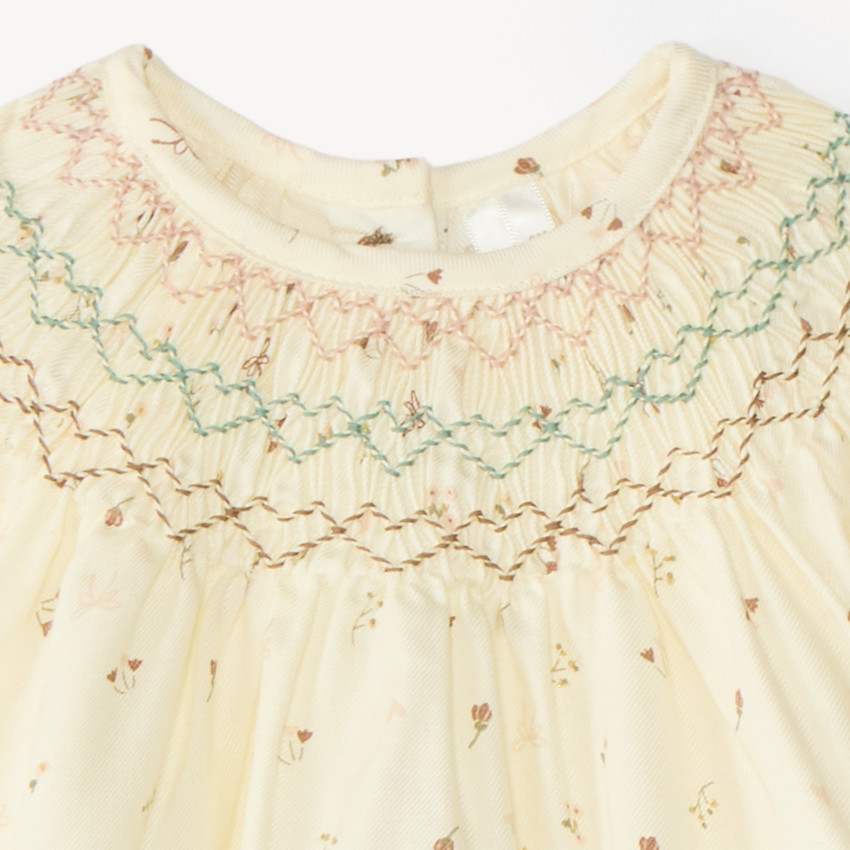Ensemble 2 pièces bébé fille tunique à motifs fantaisie et legging 