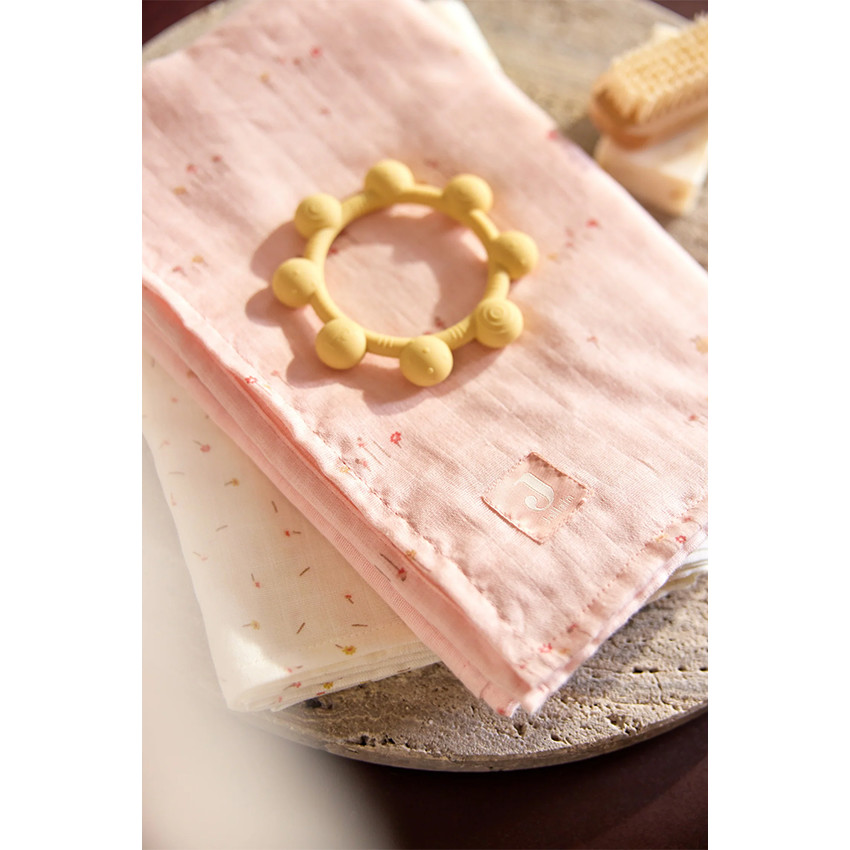 Lange tétra gaze de coton 70x70cm Pretty Picnic 3pcs 