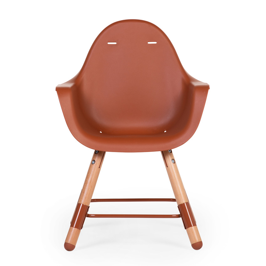Chaise haute évolutive Evolu 2 - Rouille 