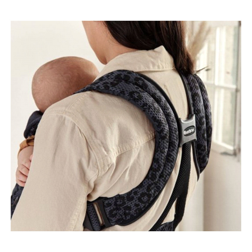 Porte-bébé MOVE 3D Mesh - Anthracite/Léopard 