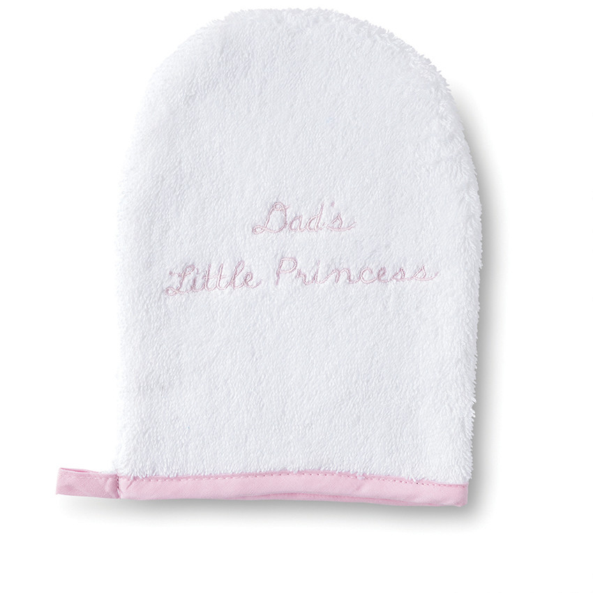 Cape de bain et gant de toilette little princess 