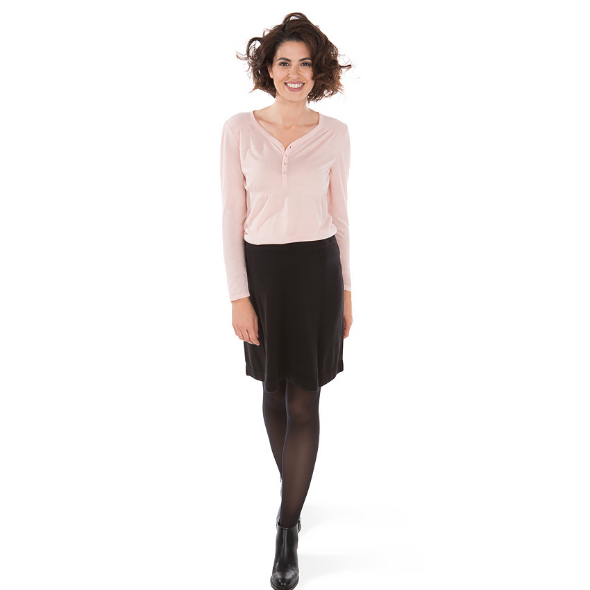 Jupe patineuse de grossesse unie 