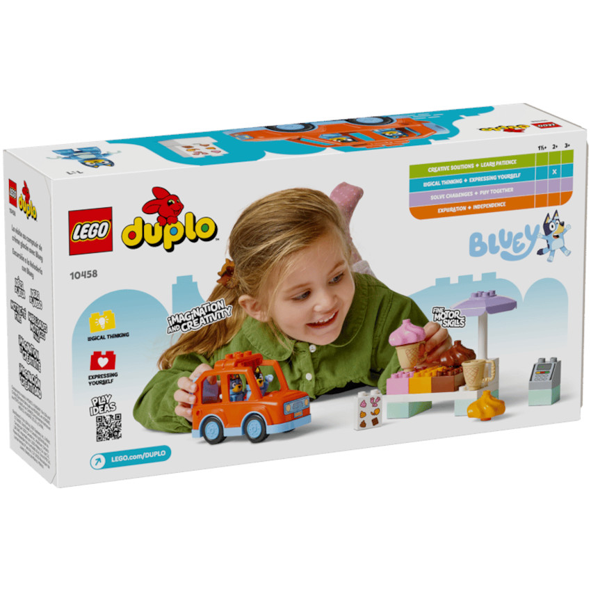 Visite chez le marchand de glace avec Bluey LEGO Duplo