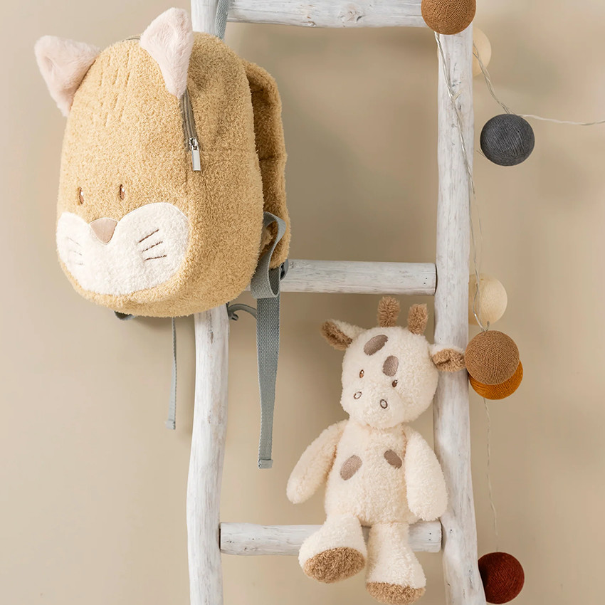 Sac à dos - Renard Teddy bouclette - miel 