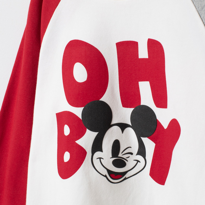 T-shirt manches longues print Mickey Disney Main T-shirt manches longues print Mickey Disney