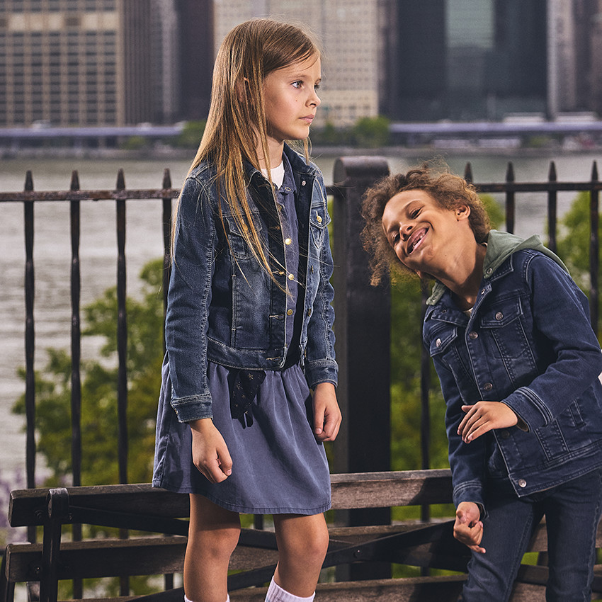 Veste en jean fille orchestra 2025