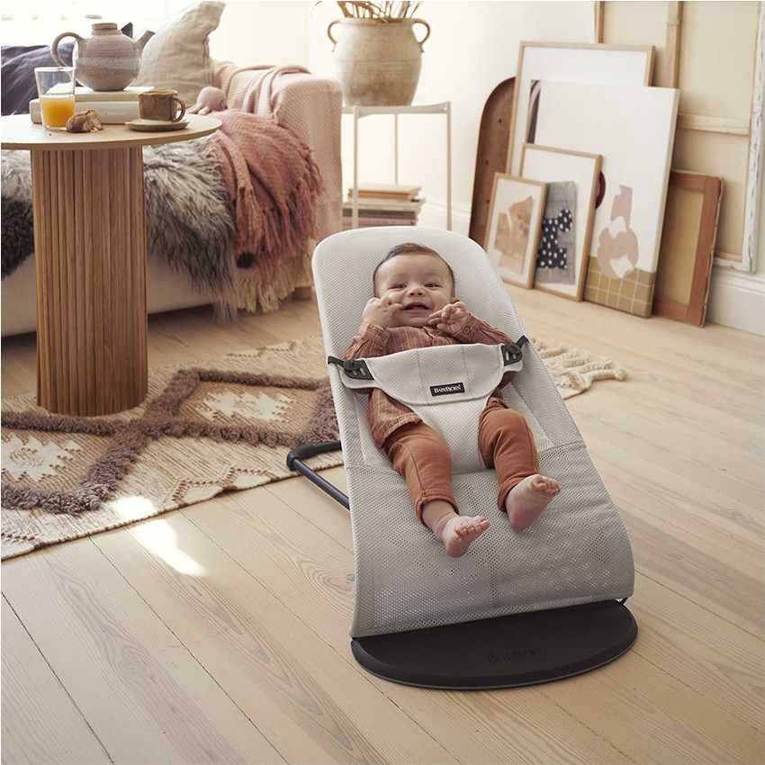 Transat Balance Soft en maille – Argent/Blanc 