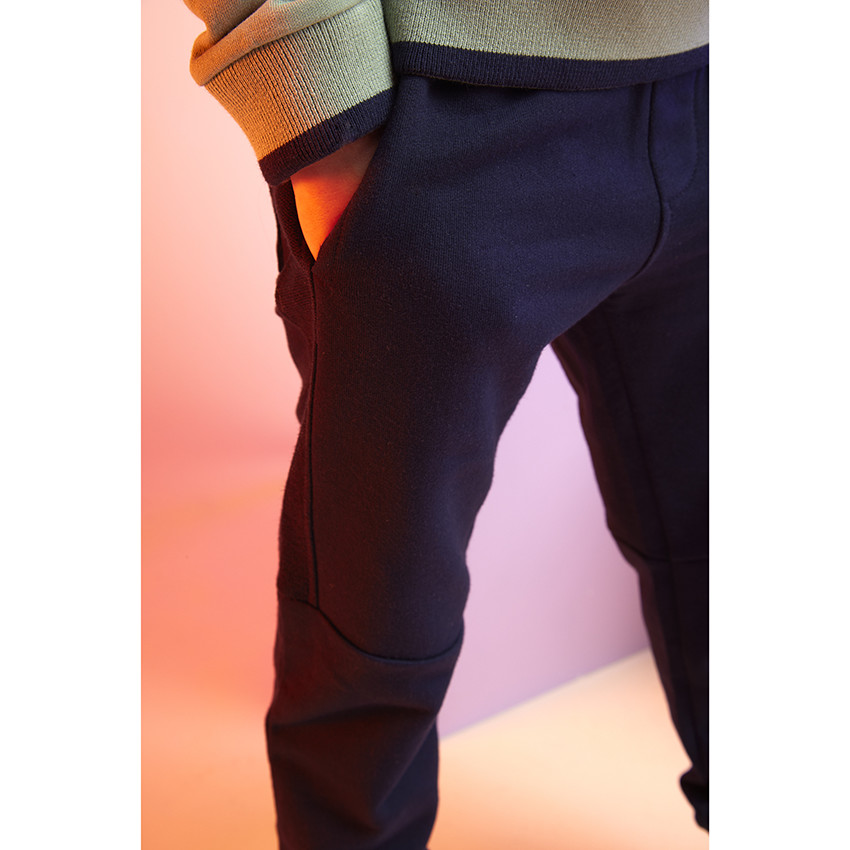 Ensemble sweat patch bouclettes T-Rex + jogging pour garçon 