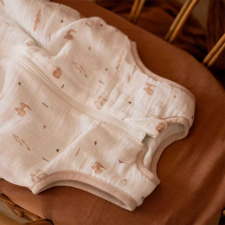 Gigoteuse sans manches TamTam en mousseline 0/6M 