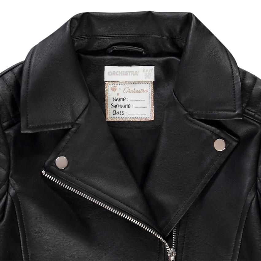 Perfecto esprit biker en simili cuir pour fille 