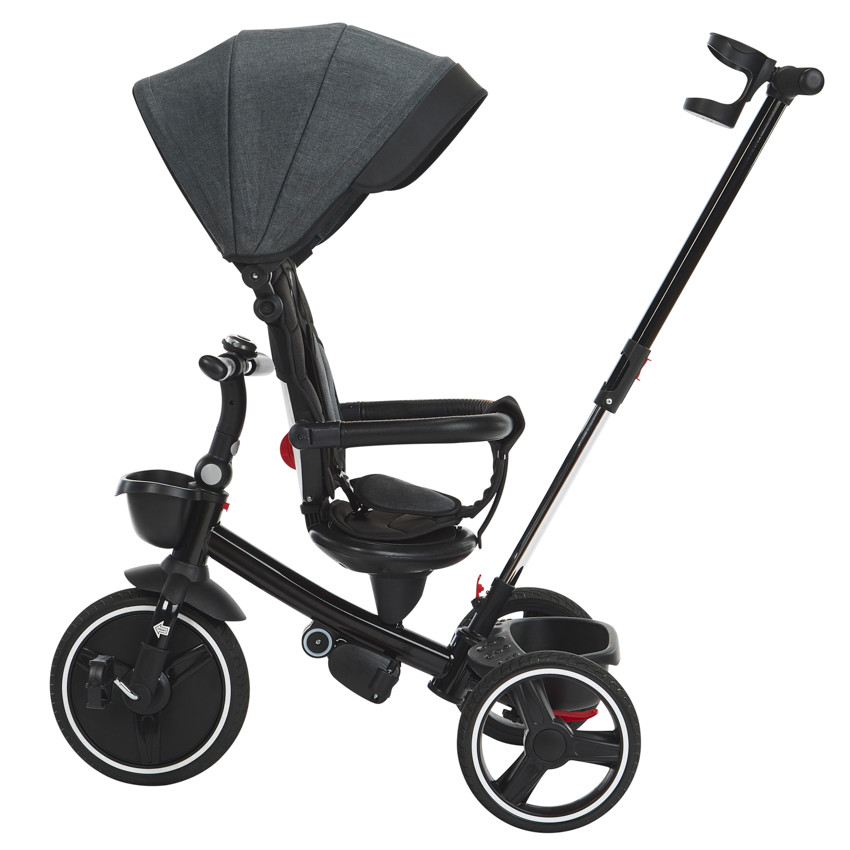 Tricycle Triky 5 en 1 évolutif gris/noir 