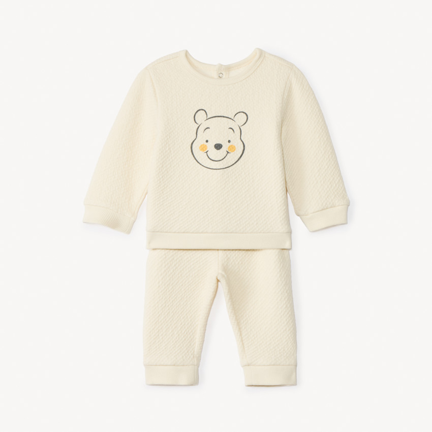 Ensemble jogging Winnie Disney en jacquard pour bébé garçon