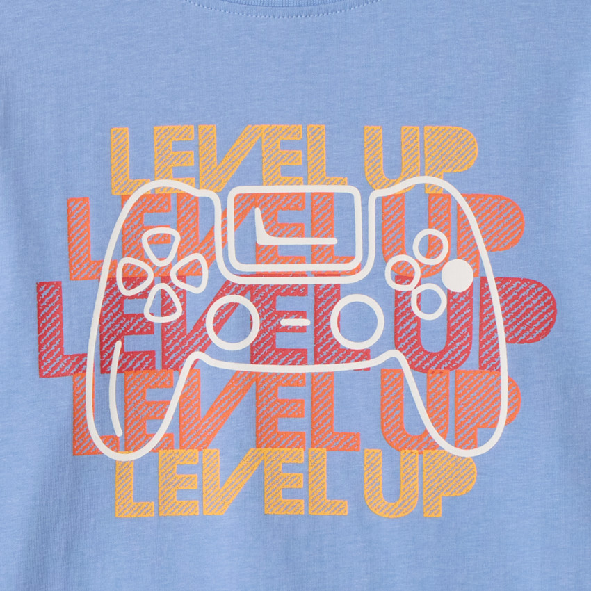 T-shirt manches longues print fantaisie pour garçon 