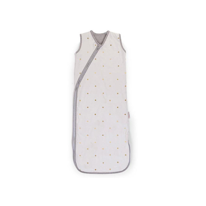 Gigoteuse en jersey 70 x 90 cm - Blanc/doré  