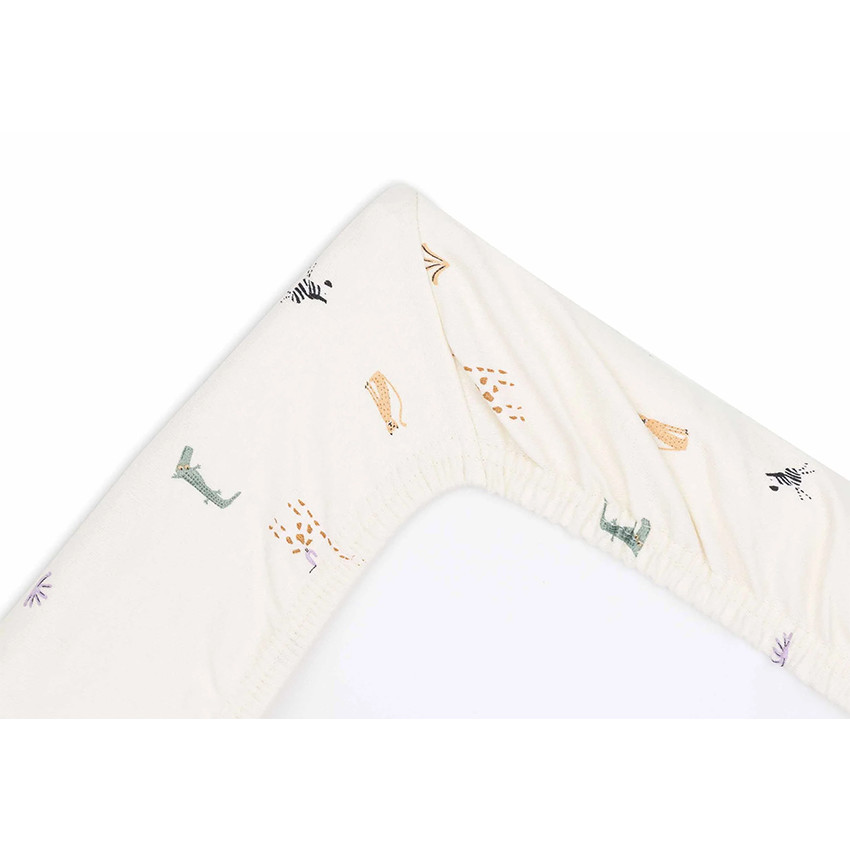 Housse matelas à langer 50x70cm Jersey Jungle Jambo 