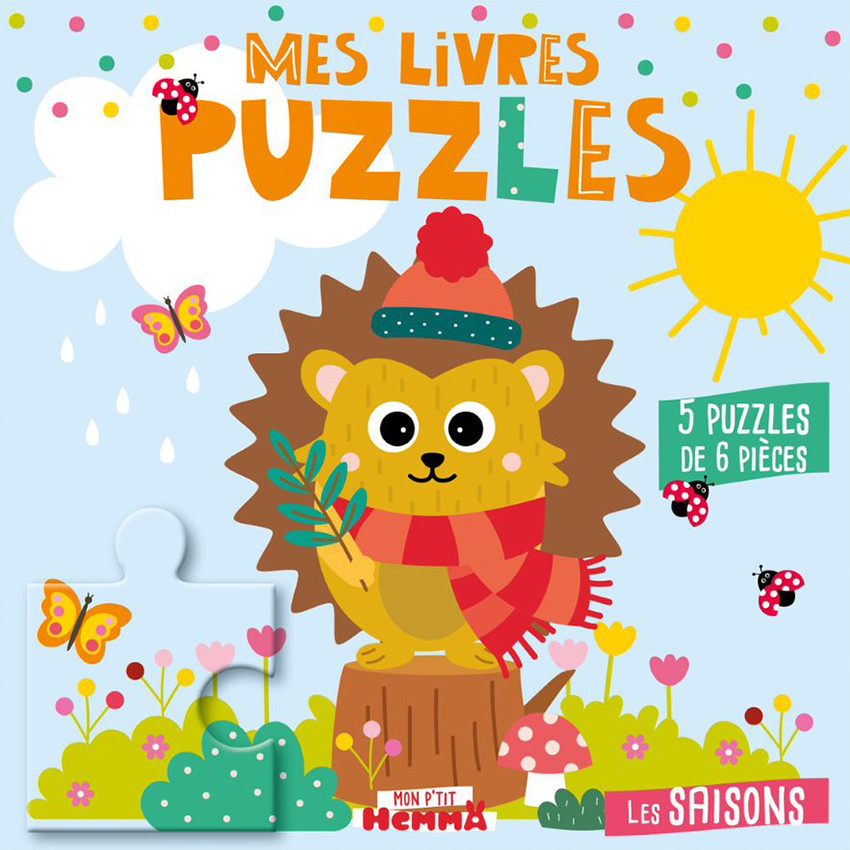 Livre - Mes livres puzzles : Les Saisons Main Livre - Mes livres puzzles : Les Saisons