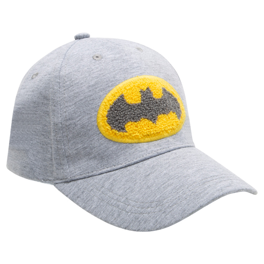 Casquette en jersey avec badge en bouclette Warner Batman 