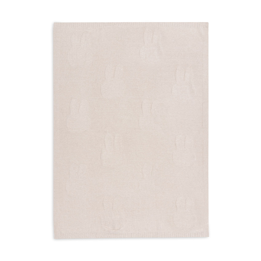 Couverture en tricot 100 x 150 cm Miffy nougat 