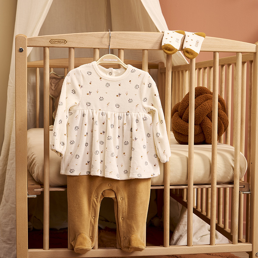 Dors-bien en velours effet 2 en 1 Marie Disney pour bébé fille 