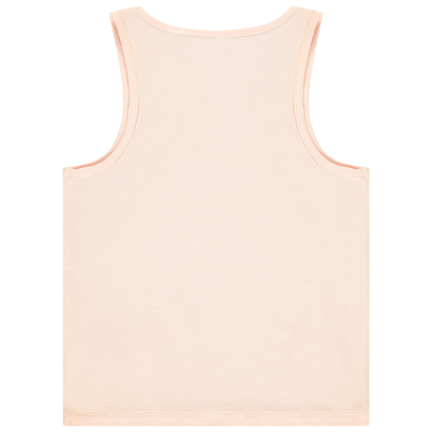 Débardeur en jersey slub printé pour fille 