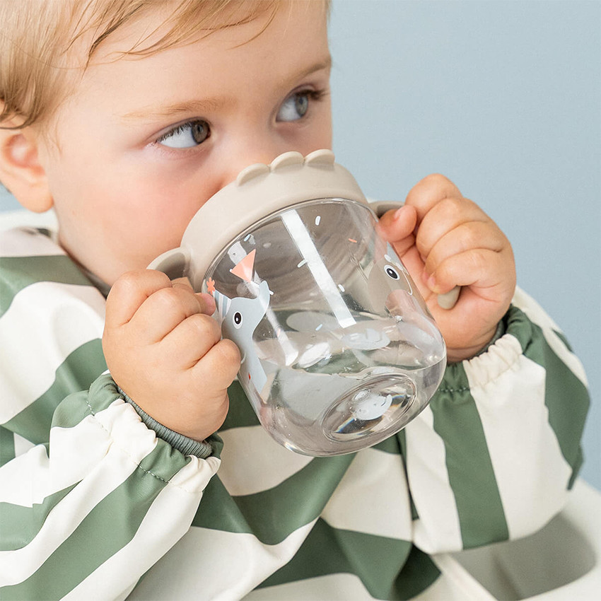 Tasse d'apprentissage Tiny farm Rose 