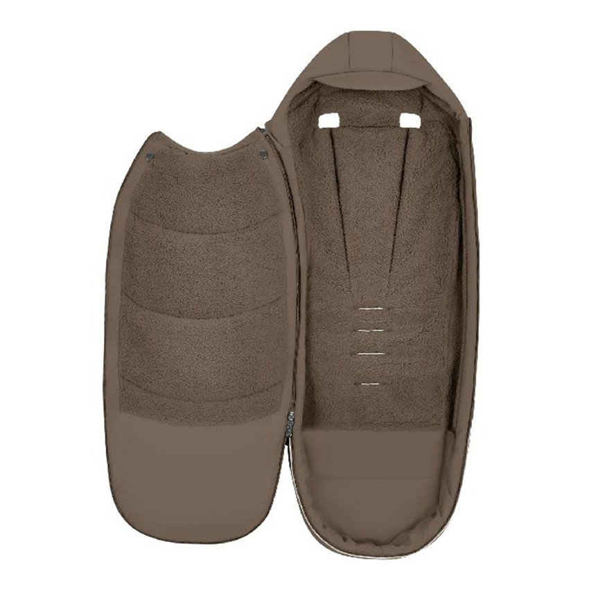 Chancelière poussette Chaud Platinum Coconut Brown 