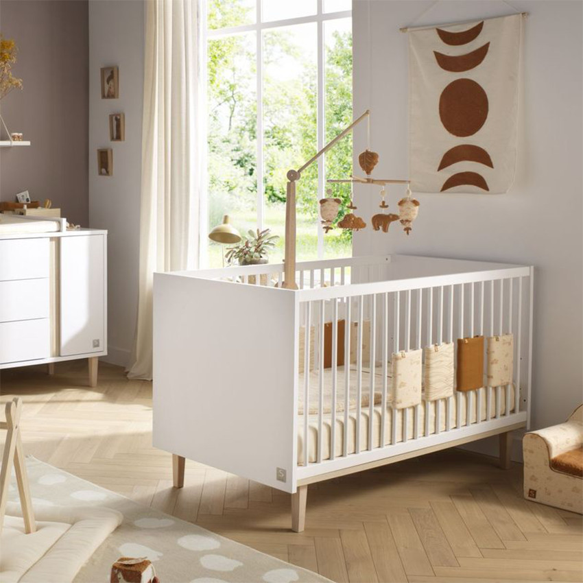 Lit évolutif Little Big Bed 140 x 70 cm Paloma blanc 