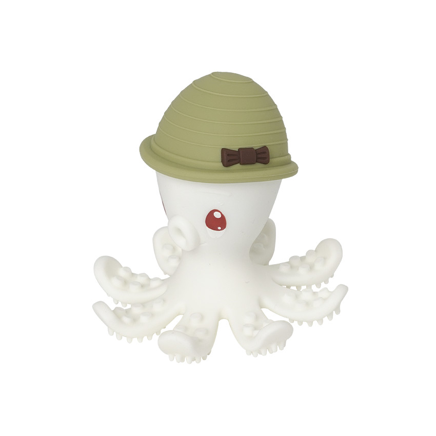 Jouet de dentition Bonnie la pieuvre kaki 