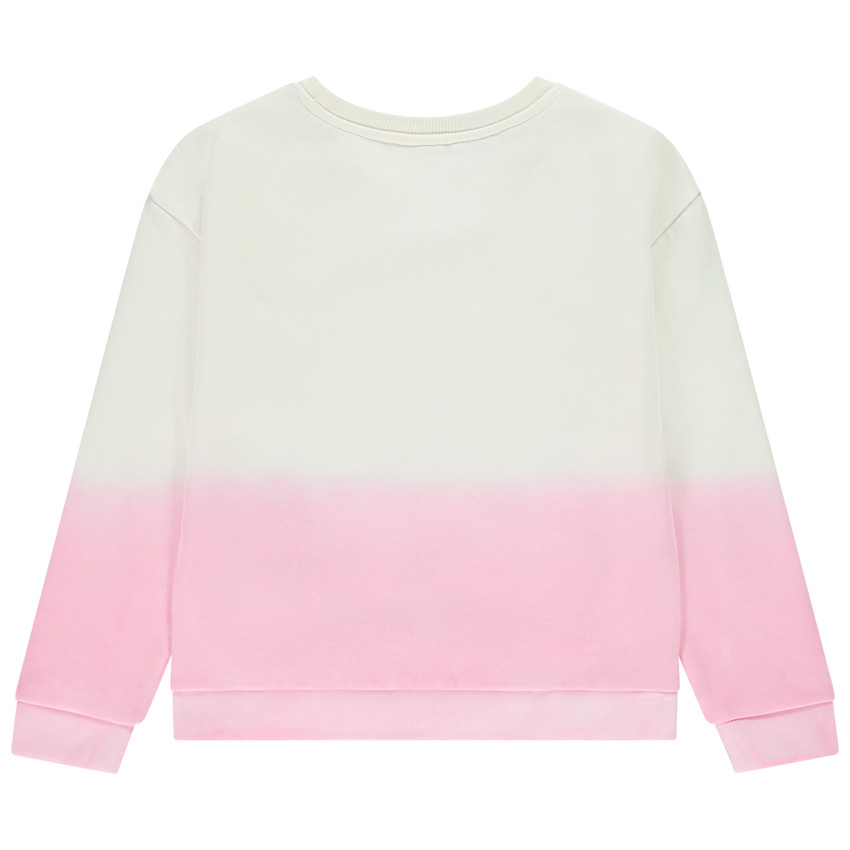 Sweat molleton Stitch Disney effet dégradé pour fille 