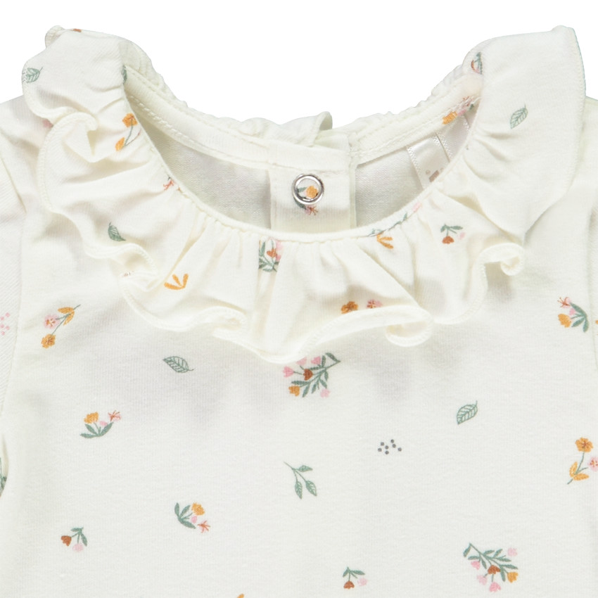 Ensemble 2 pièces body + robe velours pour bébé fille 