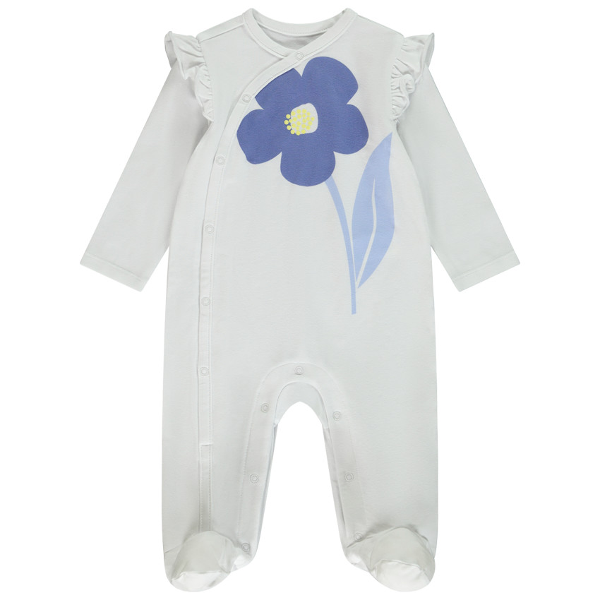 Lot de 3 dors-bien floraux pour bébé fille avec ouvertures différentes selon l'âge 
