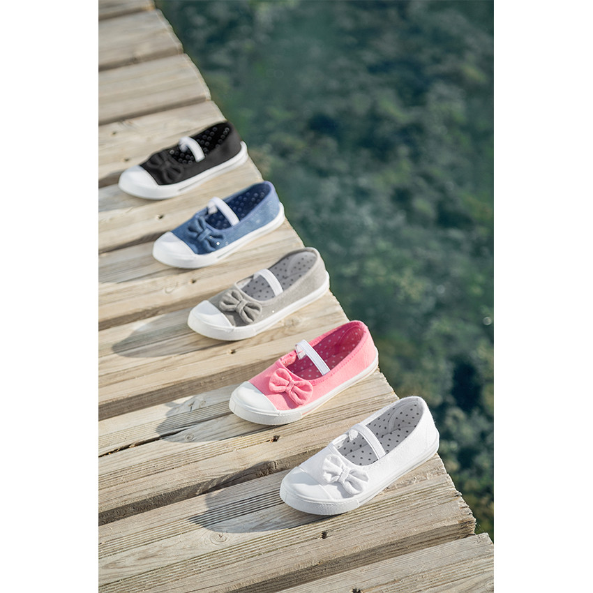 Babies en toile à élastique et noeud du 28 au 35 