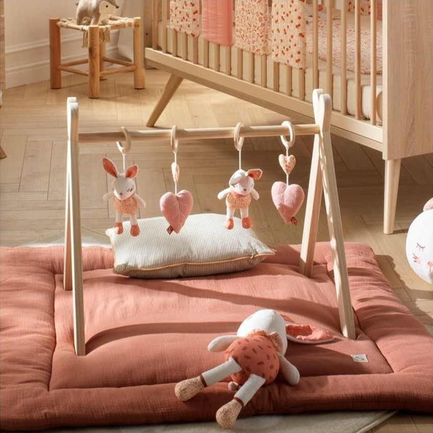 Arche d'éveil en bois avec jouets Esmée 