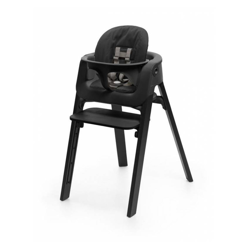 Coussin chaise haute Step steps baby - Noir 