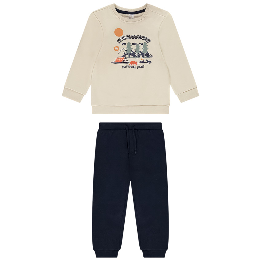 Ensemble de jogging en molleton print fantaisie pour bébé garçon