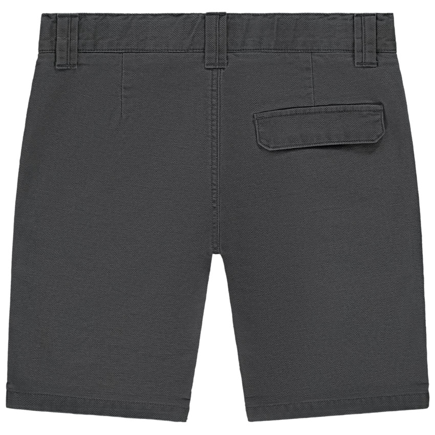 Bermuda uni avec empiècements et volets pour garçon 