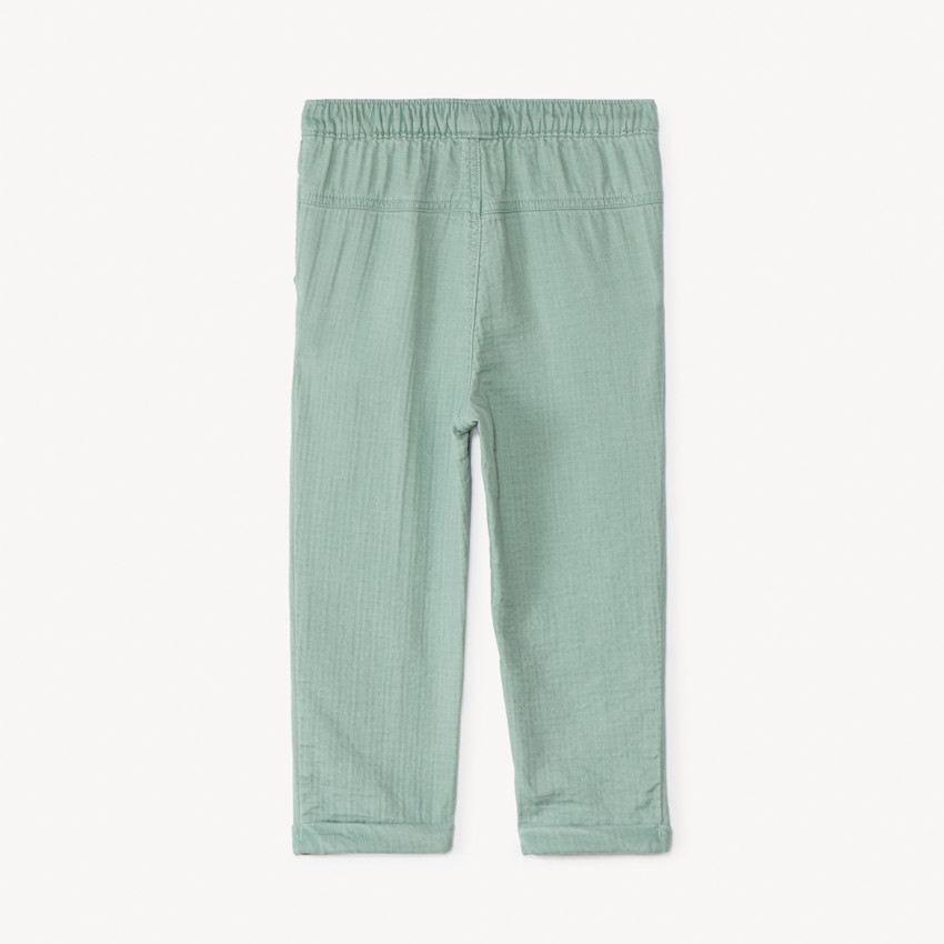 Pantalon uni en toile pour bébé garçon 