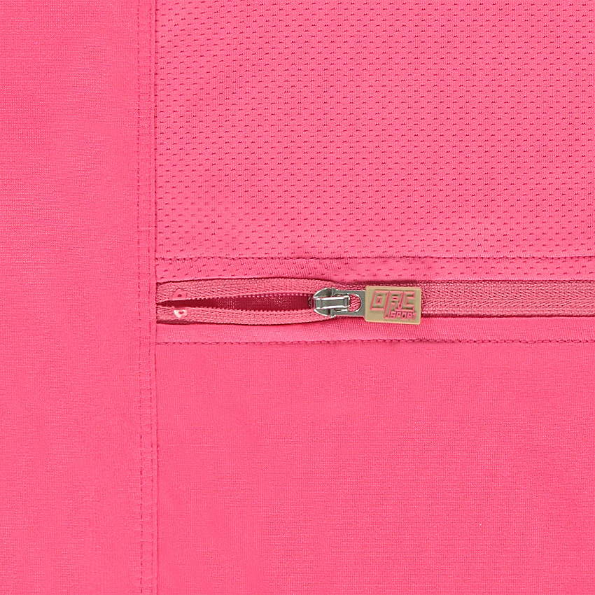 Junior - Débardeur de sport uni avec poche zippée au dos 