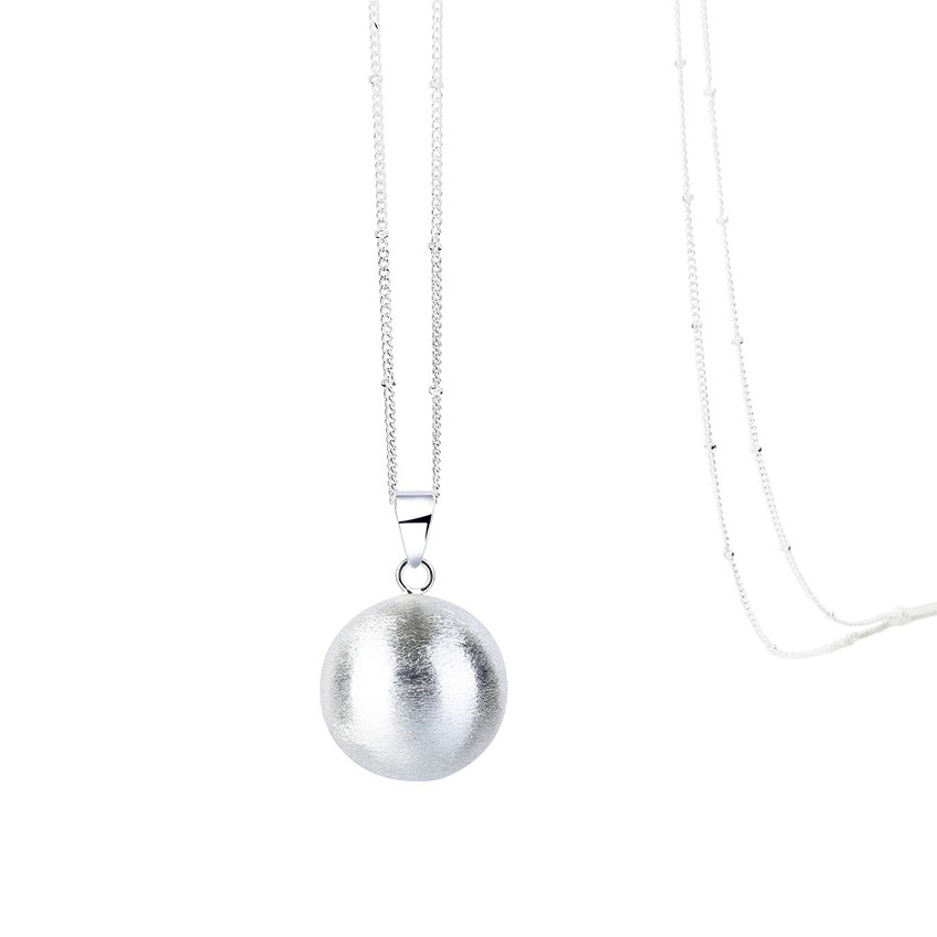 Bola de grossesse effet patiné silver 