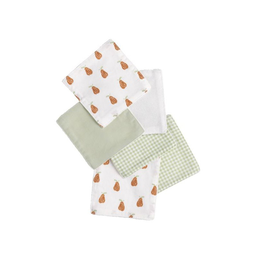 Trousse de toilette et carrés en éponge Botanica 